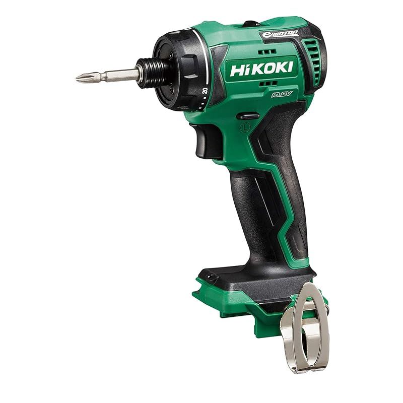 HiKOKI ハイコーキ コードレスドライバドリル 本体のみ 蓄電池 充電器別売り 手締め機構付 10.8V DB12DD NN グリーン 0