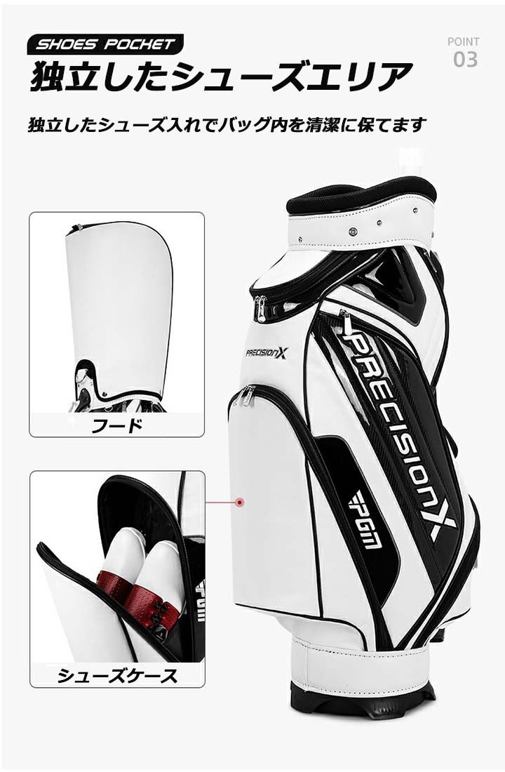 なかなかモダンなゴルフバッグ新品未使用です！ オークリー（OAKLEY）ゴルフ カート式 キャディバッグ 9.5型 5