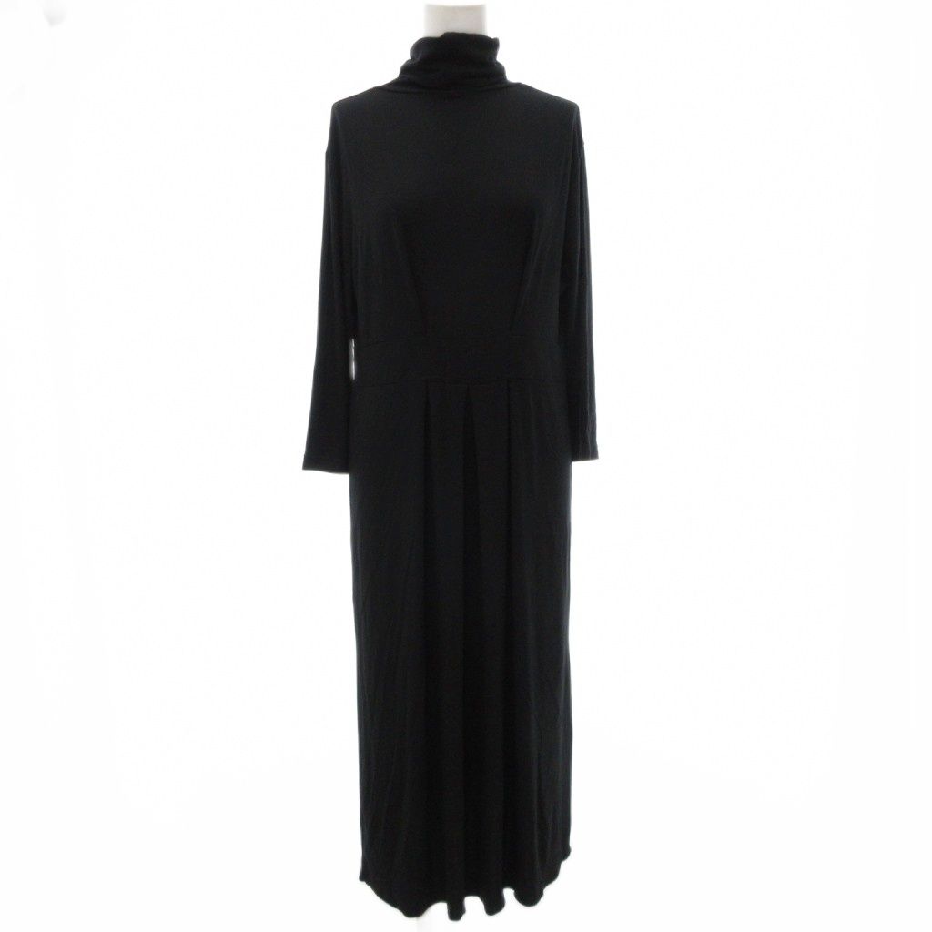 ダーマコレクション dama collection ワンピース ロング タートルネック 長袖 LL 黒 ブラック |BS GY18