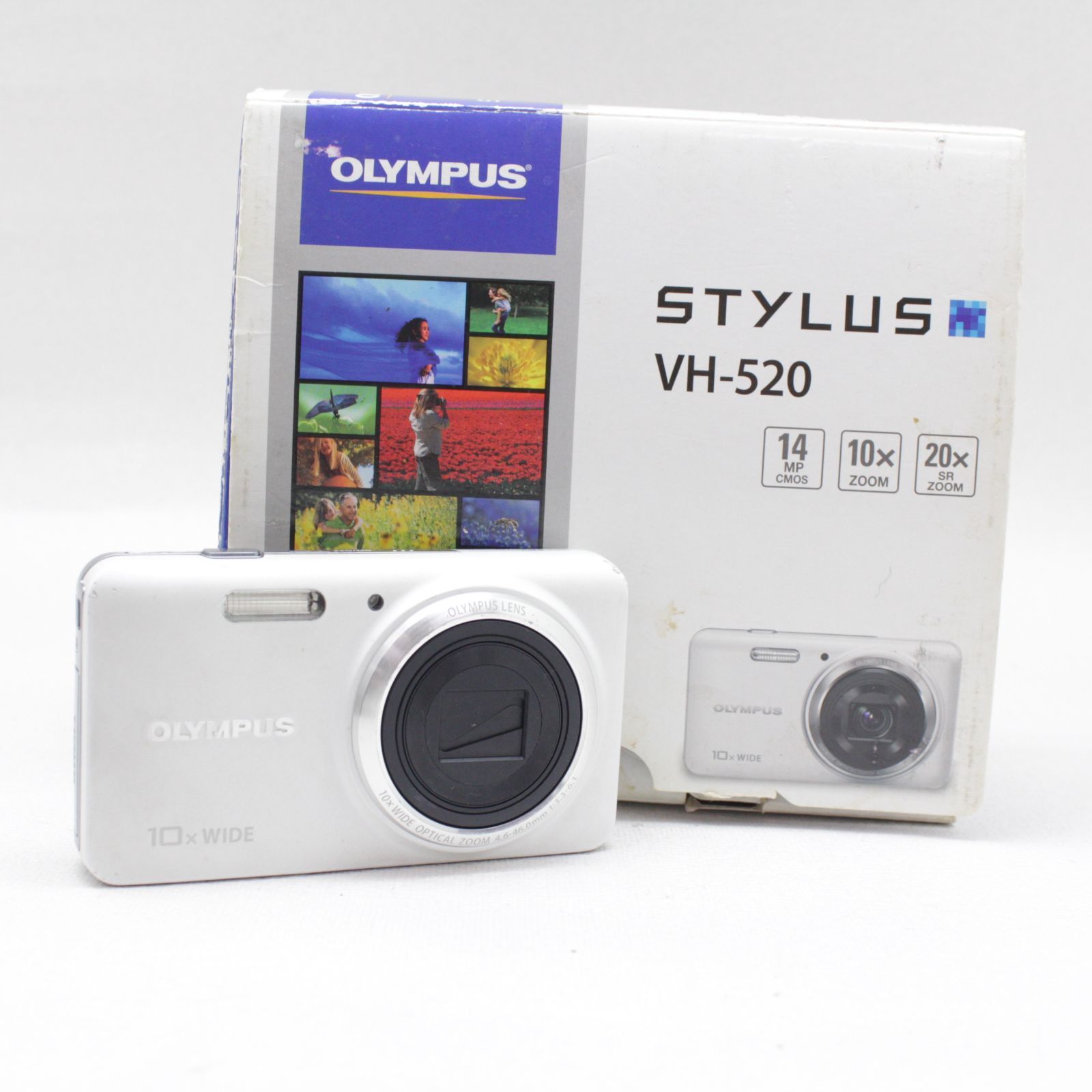 OLYMPUS STYLUS-520(ホワイト) 動作品 【公式通販】
