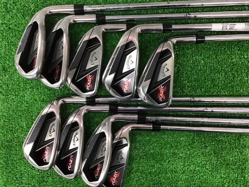 キャロウェイ RAZR X 9S アイアンセット IR 純正特注シャフト フレックスS メンズ 男性用 右利き 右用 Cランク ゴルフクラブ