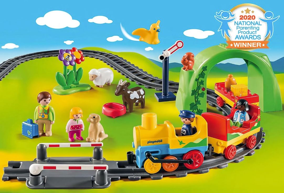 ✨新品✨プレイモービル プレモ1・2・3 私の列車セット 知育玩具