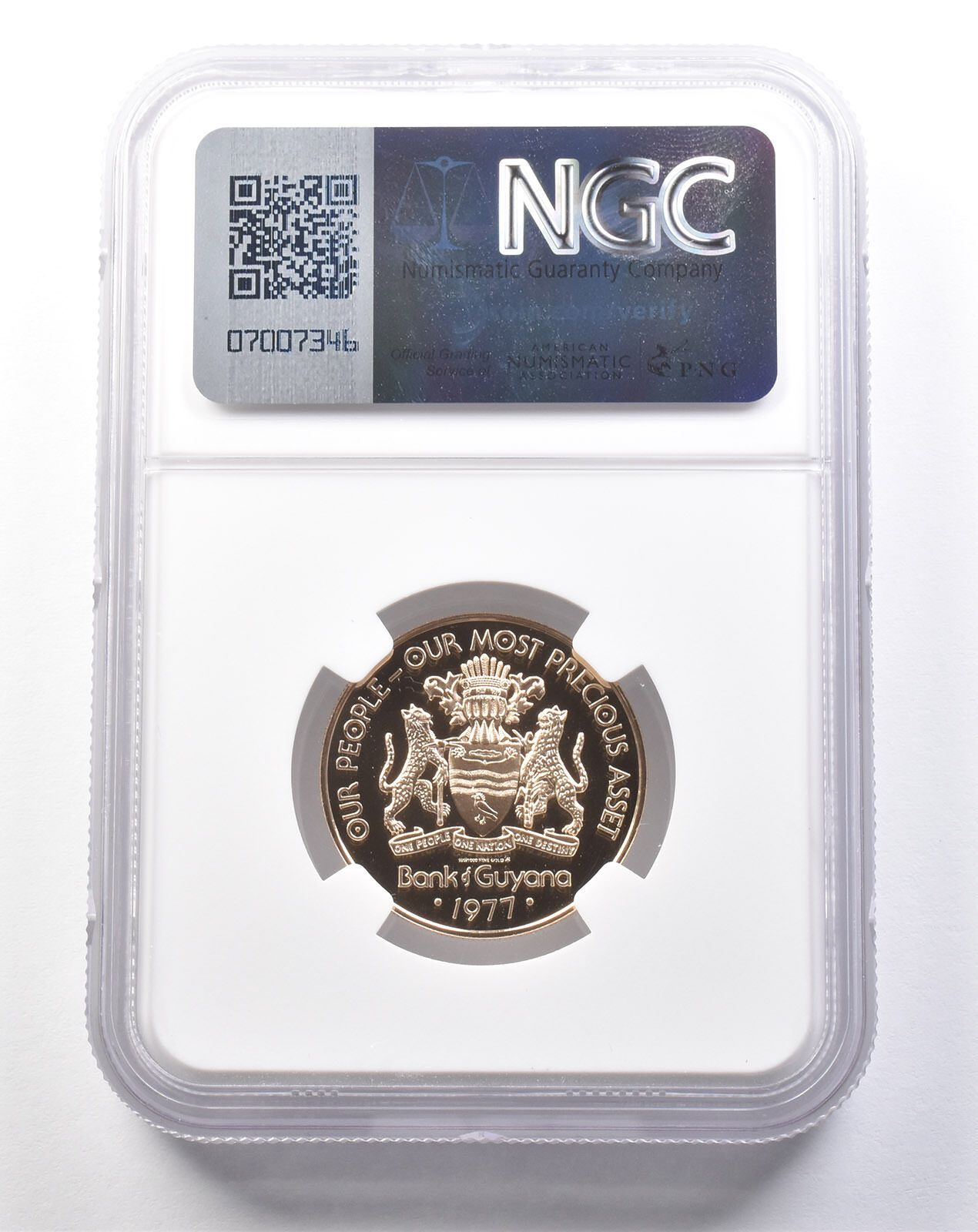 値下げ‼️ ガイアナ 1976年 100ドル金貨 プルーフ ガイアナ独立10周年記念100ドル金貨「ARAWAK INDIAN」｜金