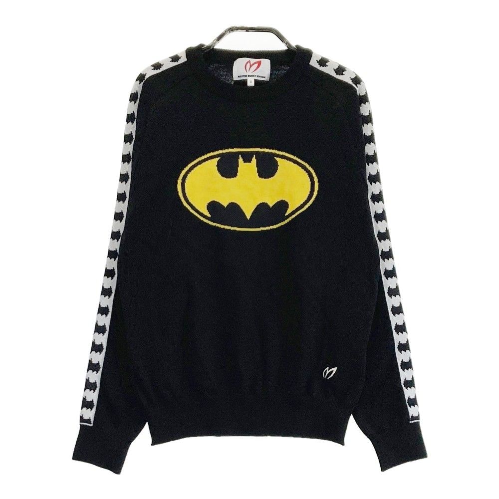 A17590 極美品 マスターバニーエディション×バットマン ロゴセーター 4 A17590 極美品 マスターバニーエディション×バットマン ロゴ