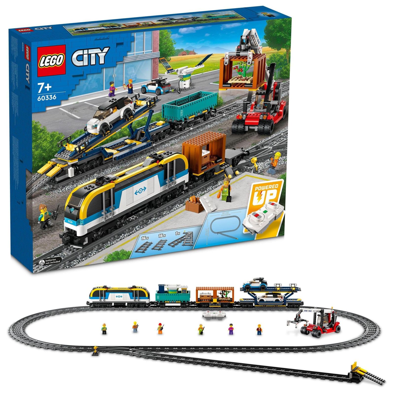 レゴ(LEGO) シティ 貨物列車 クリスマスギフト クリスマス 60336 おもちゃ ブロック プレゼント 電車 でんしゃ 乗り物 のりもの 男の子 女の子 7歳以上 