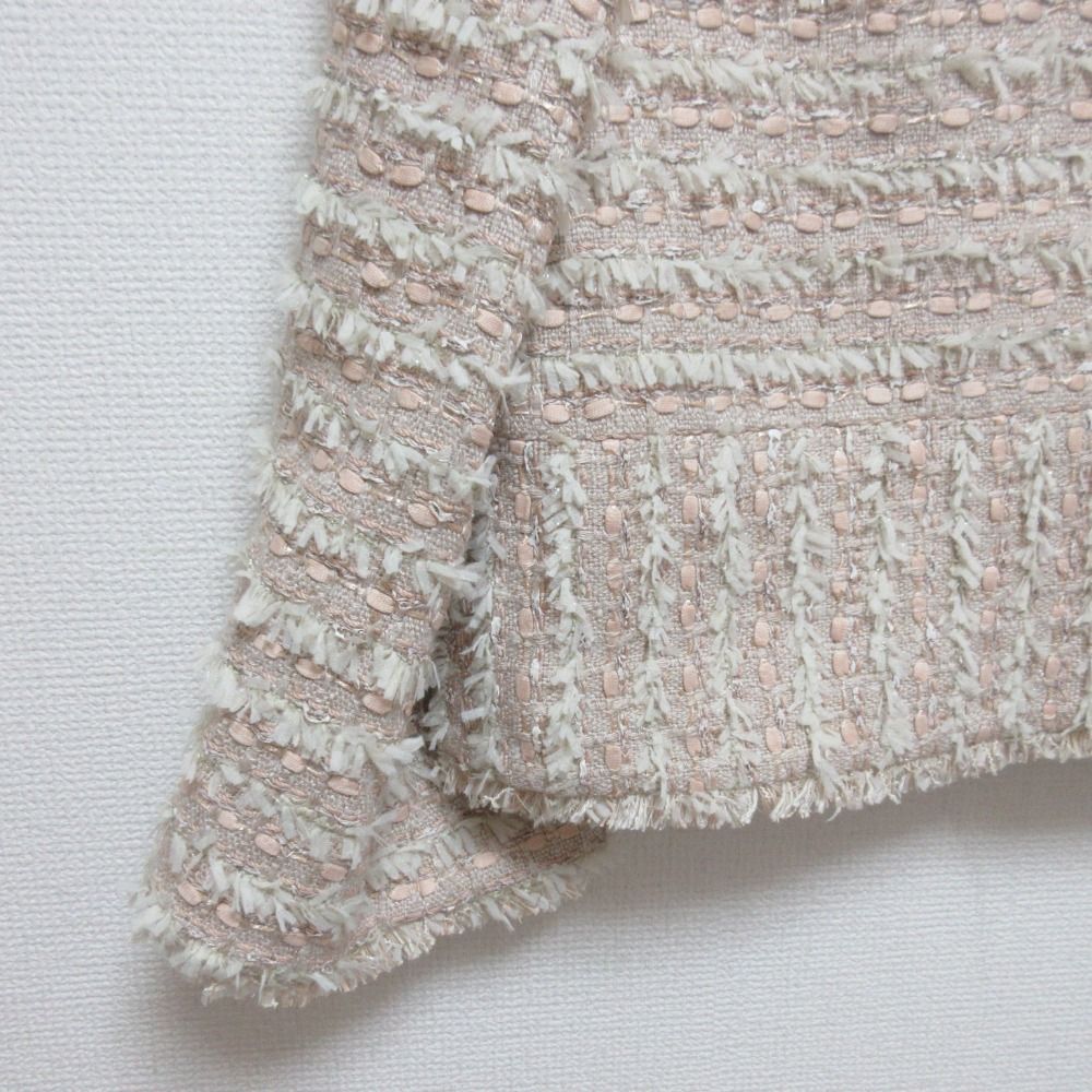 美品 FOXEY BOUTIQUE フォクシーブティック Jacket Peach Shake