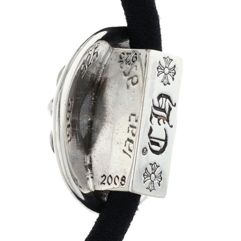 クロムハーツ　クロスボールボタンヘアゴム　　コンチョ　シルバー クロムハーツ HAIRBAND/クロスボールボタンヘアゴム シルバー