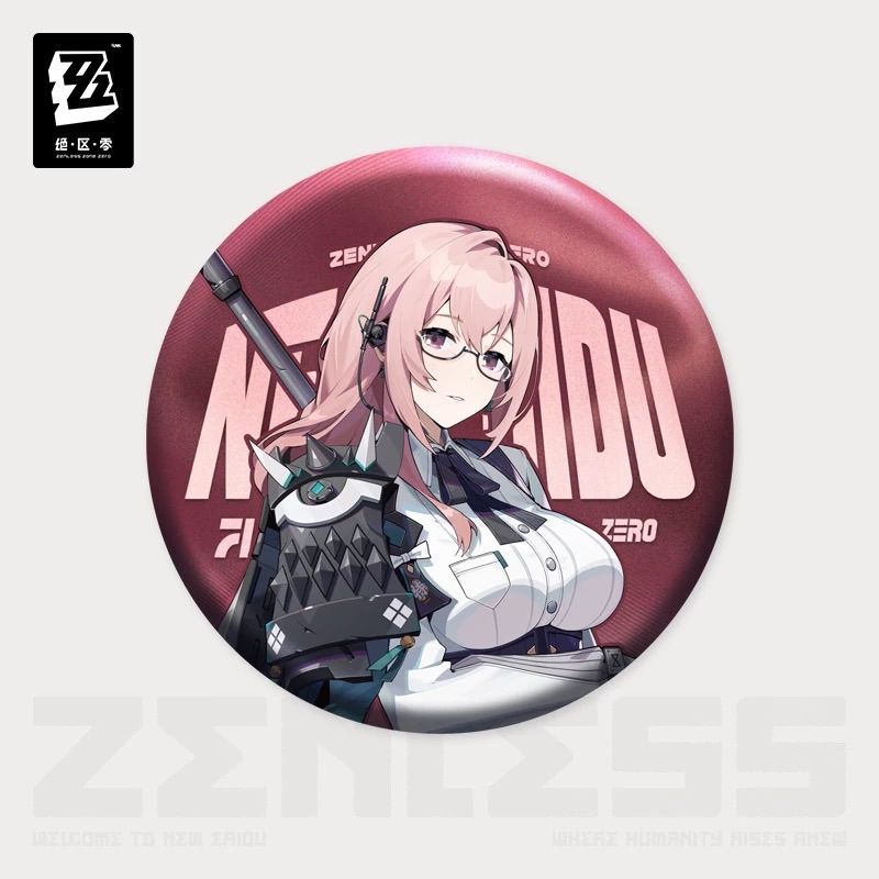 ゼンレスゾーンゼロ・公式 ゼンレス・ゼンゼロ・ZZZ 缶バッジ