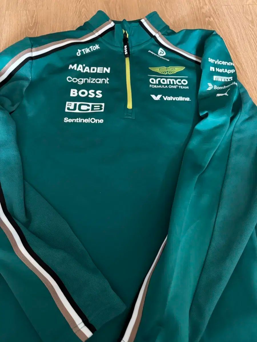 エストンマーティン F1 チーム ハーフジップアップ