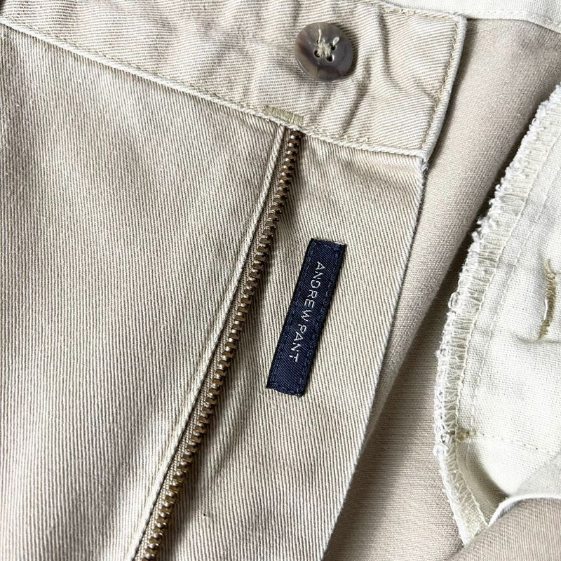 90s POLO RALPH LAUREN 2タック コットン チノ パンツ 34 32