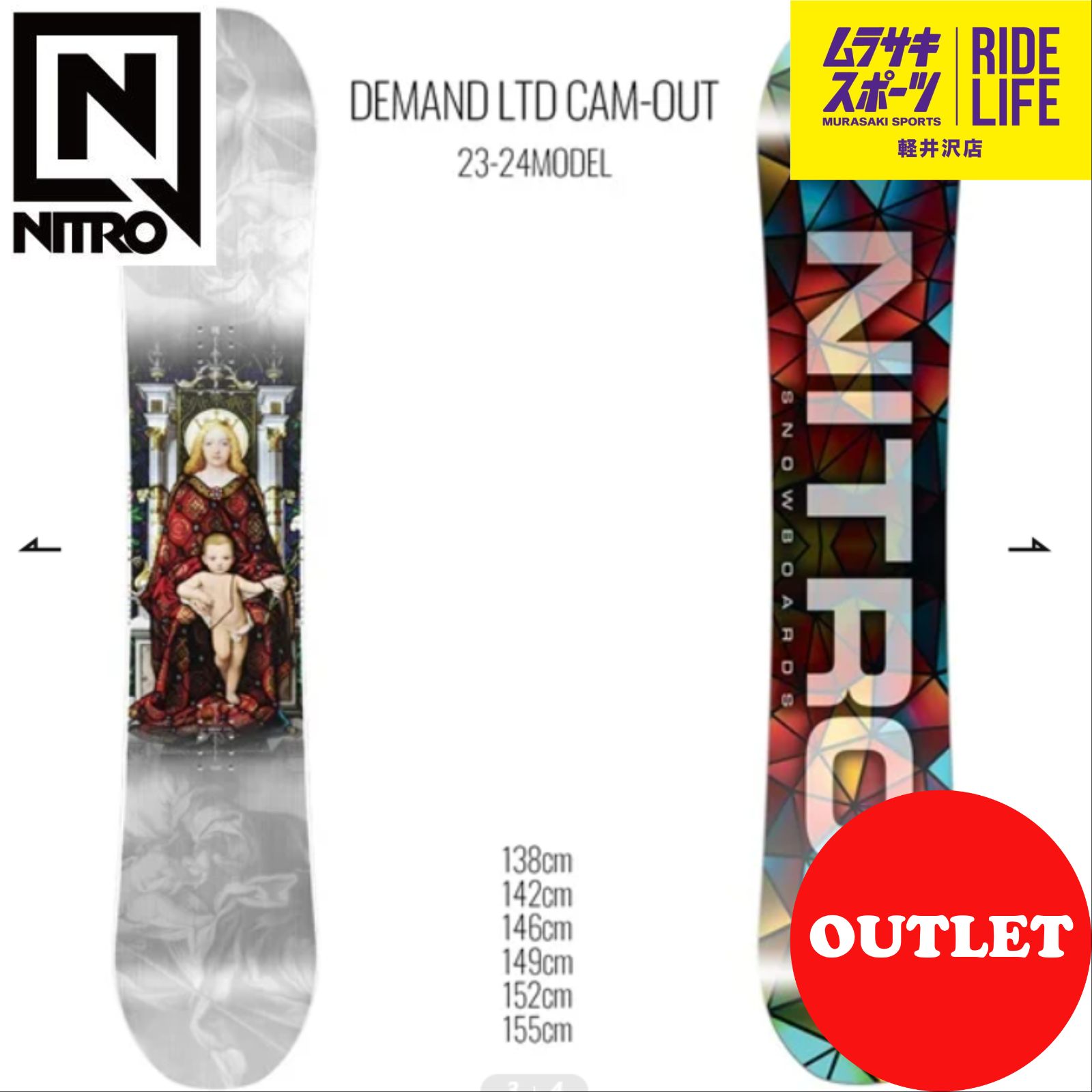 ムラスポ公式】NITRO ナイトロ DEMAND LTD CAM-OUT ユニセックス 23-24 スノーボード 40％OFF - メルカリ