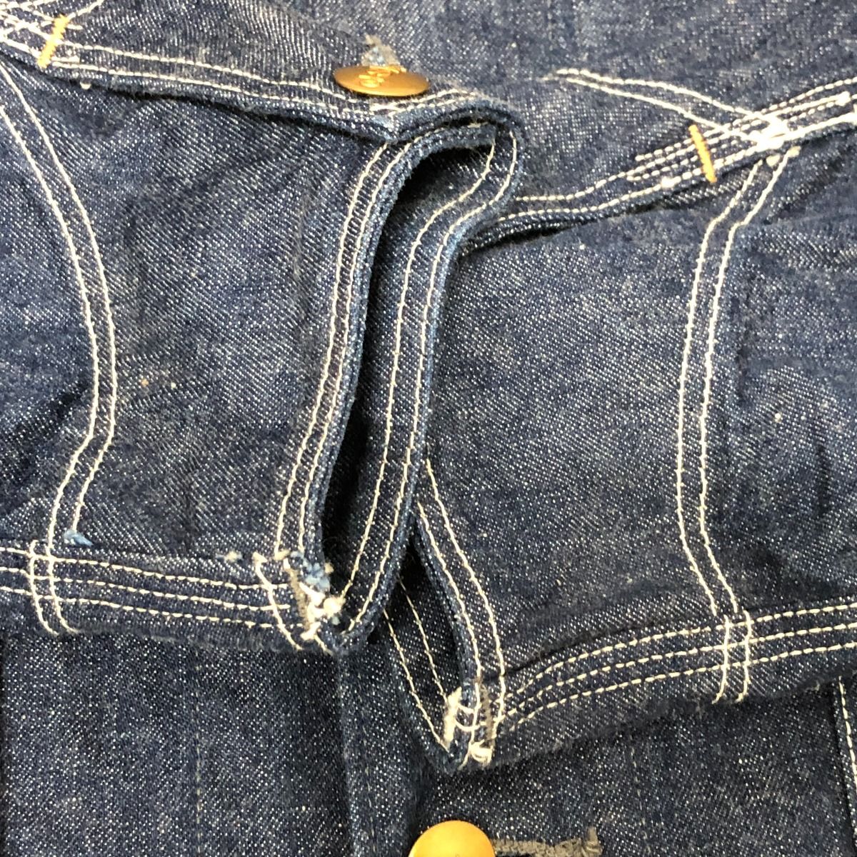 □□orSlow ジャケット ノーカラーカバーオール サイズ1 古着