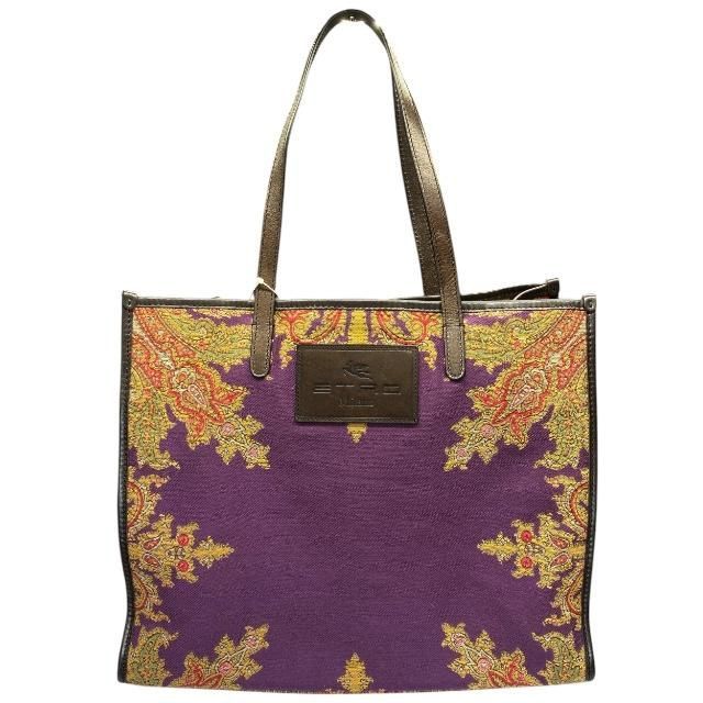 0823 ETRO ジャガード トートバッグ ペイズリー柄 肩掛け ETRO エトロ トートバッグ ハンドバッグ 手持ち鞄 肩掛け ペイズリー柄