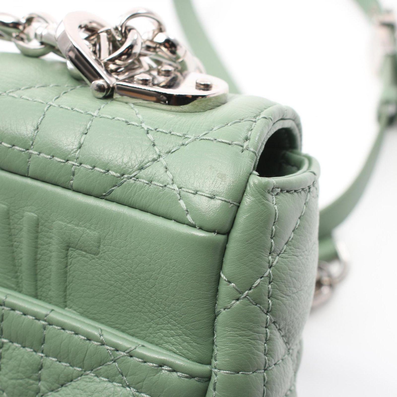 ディオール Dior ショルダーバッグ CARO カロ スモール カナージュ 