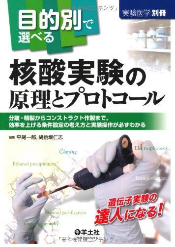 目的別で選べる核酸実験の原理とプロトコール―分離 精製からコンストラクト作製まで 効率を上げる条件設定の考え方と実験操作が必ずわかる 実験医学別冊
