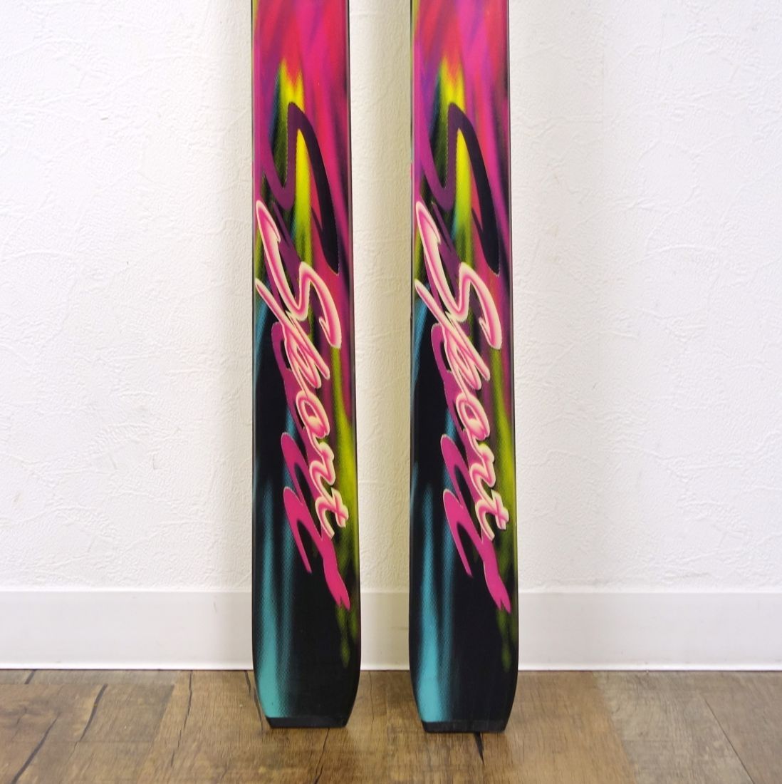 MIZUNO - 未使用 ミズノ Mizuno CX Sport 185cm センター 63ｍｍ ストレート スキー板 アウトドア 重量実測：約1480ｇ(一本あたり) 未使用 ミズノ Mizuno CX Sport 185cm センター 63mm