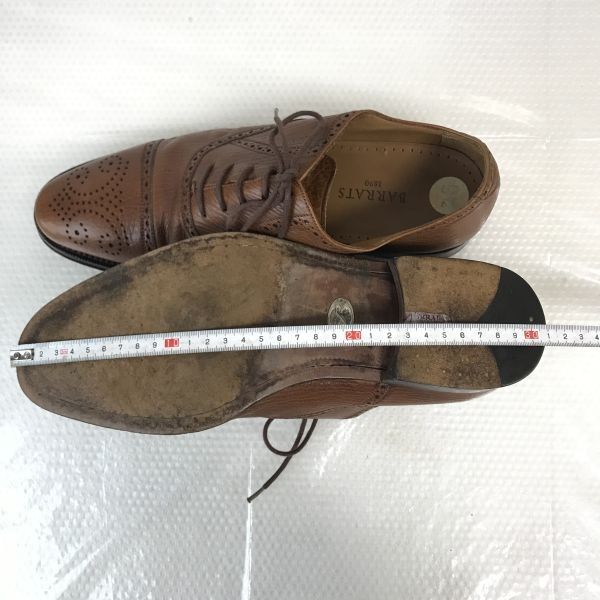 1円 バラッツ BARRATS ビジネスシューズ SIZE 7 1/2 ブラウン AU911 新作登場，大人気 △BARRATS 1890 バラッツ ビジネスシューズ サイズ7.5
