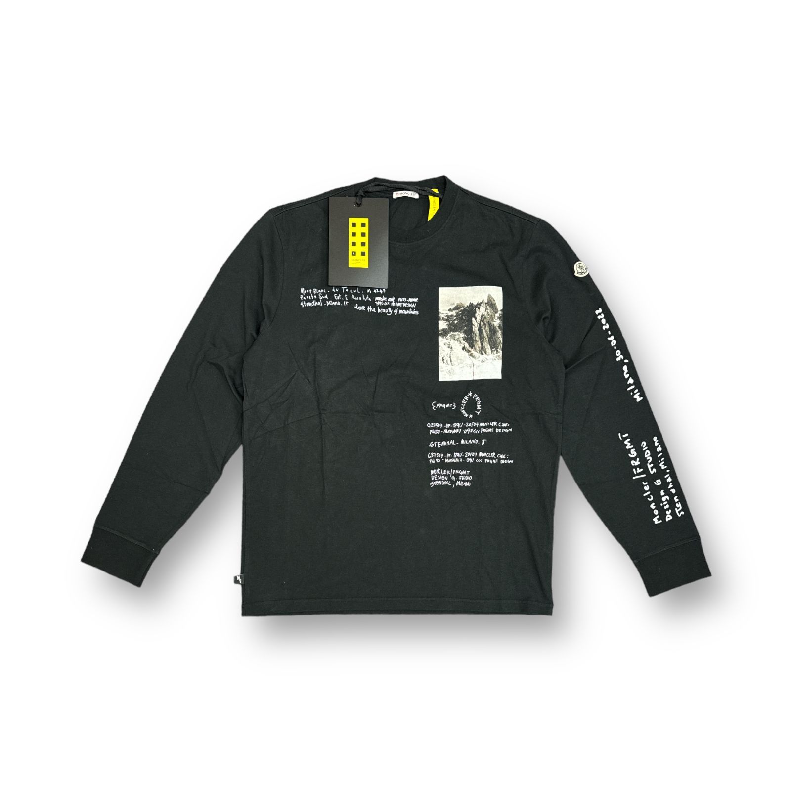 国内正規モンクレール MONCLER フラグメント 長袖 カットソー L