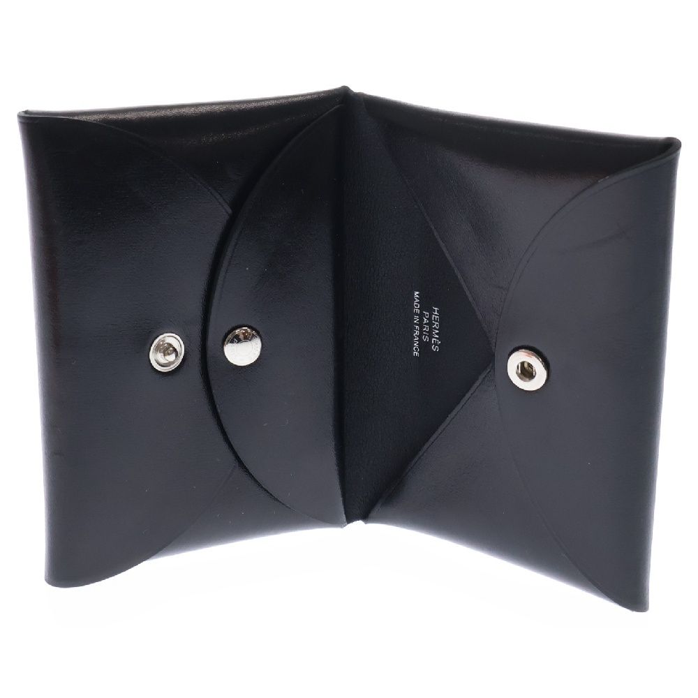 HERMES (エルメス) カルヴィ デュオ ボックスカーフ コイン