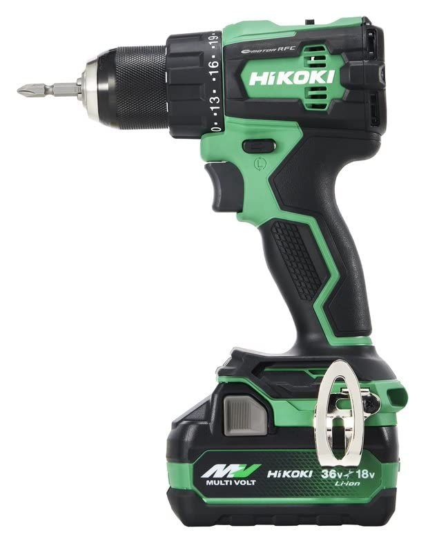 HiKOKI ハイコーキ 旧日立工機 18 V コードレスドライバドリル コンパクトタイプ 第2世代マルチボルト蓄電池 充電