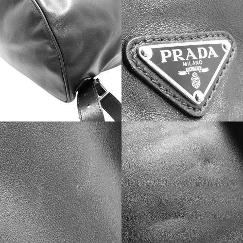 PRADA・ブラック リュック・バックパック PRADA(プラダ) 三角ロゴ リュックサック リュック・バックパック
