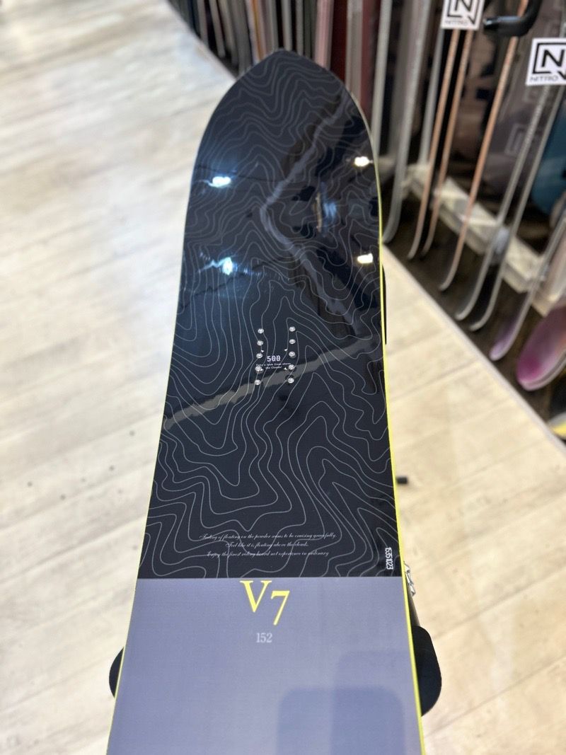 スノーボード パウダー板 V7 152cm V7&V9 POWDER BOARD V7 NAVY 0 22-23 パウダーボード 型