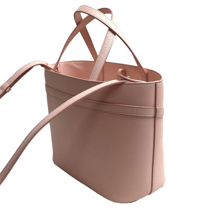 Salvatore Ferragamo サルヴァトーレフェラガモ ニューヴァラ プレート 2Way トートバッグ ピンク 218348 レディース