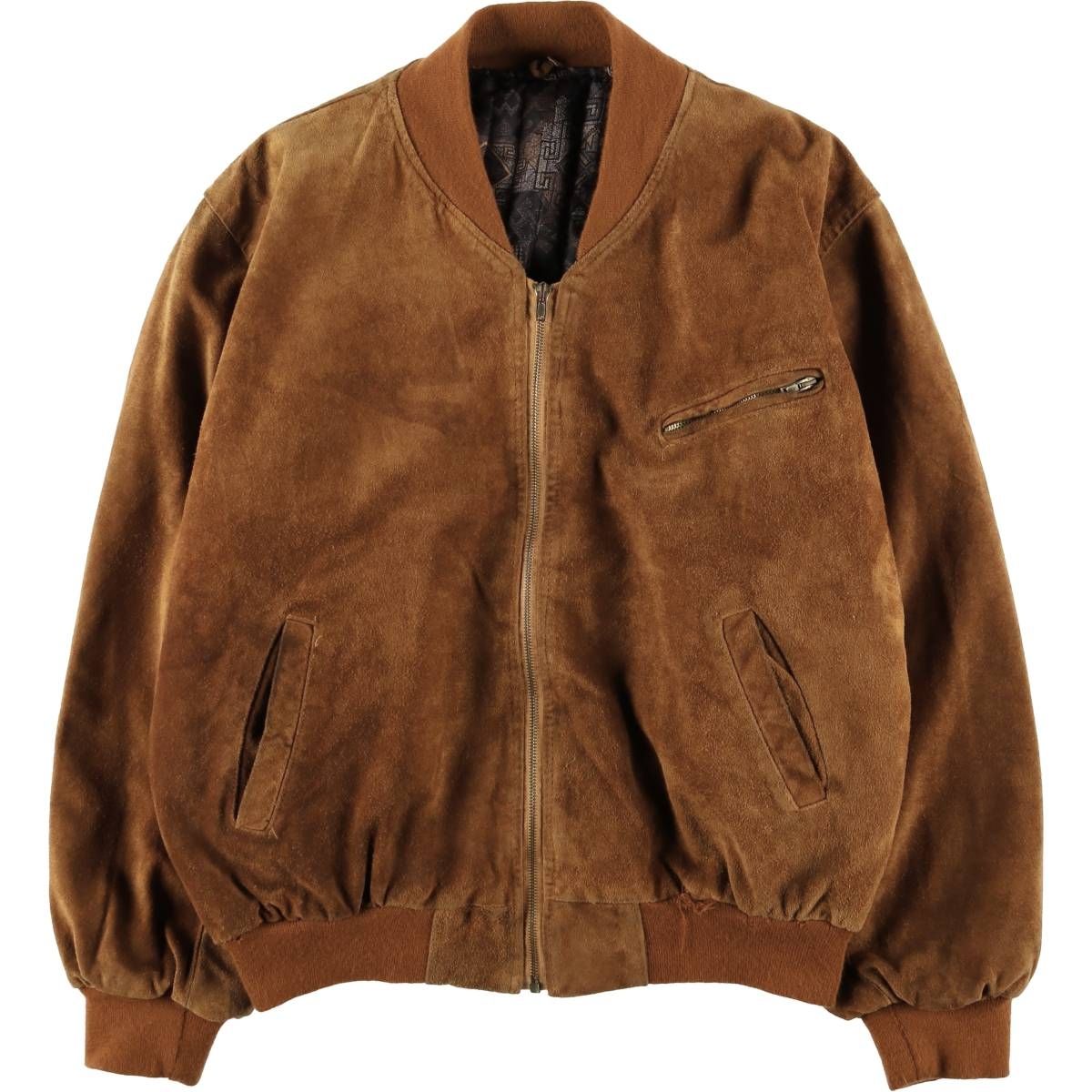 古着 スエードレザーブルゾン メンズL相当 ヴィンテージ eaa589969