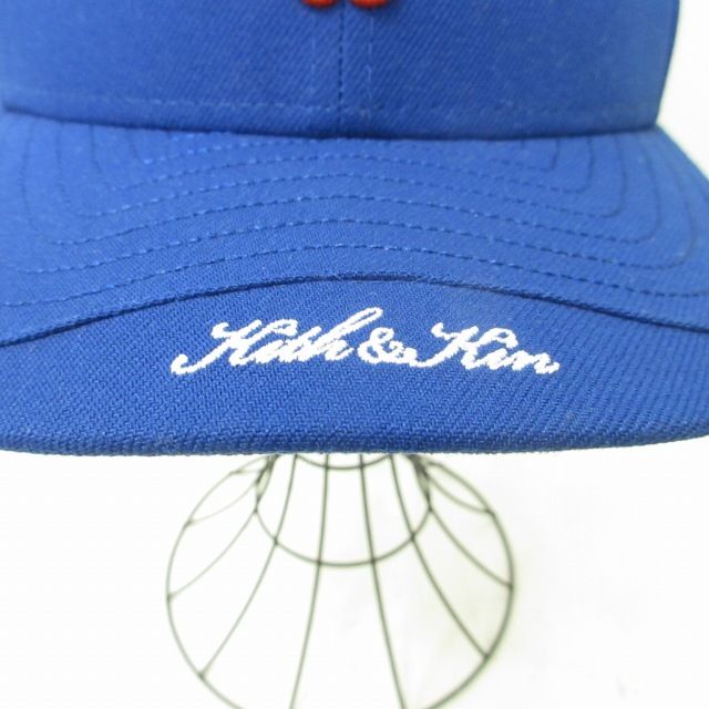 ニューエラ NEW ERA ×Kith キス コラボ ロゴ刺? キャップ 帽子 青