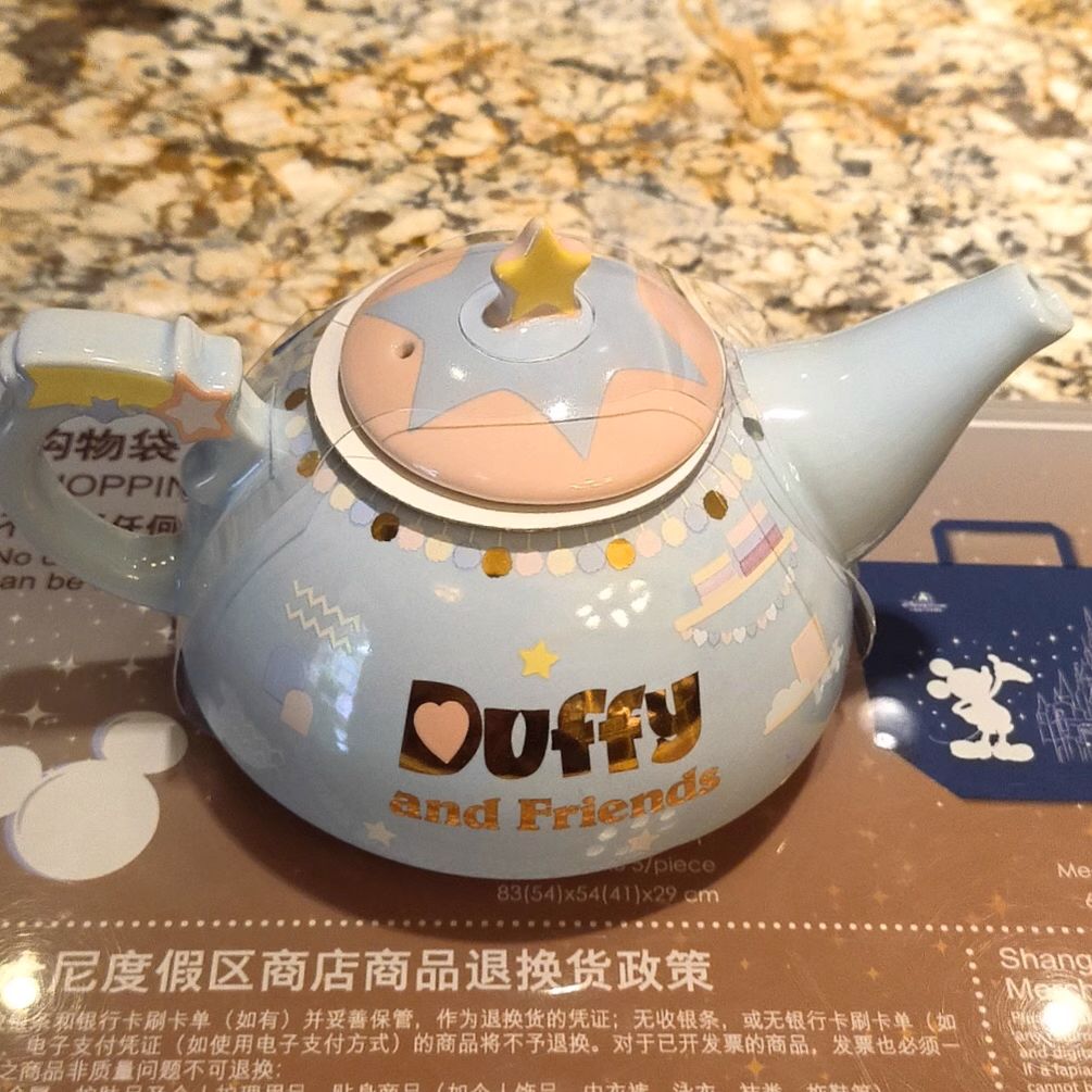 Disney - 上海ディズニー　ダッフィー  クッキーアン　シェリーメイ　ティーポット　カップ 即日発送 ディズニー ダッフィー＆フレンズ ティーポット 上海