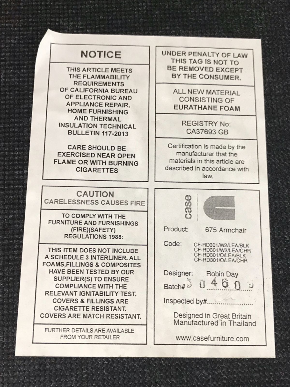 ファニチャー 675