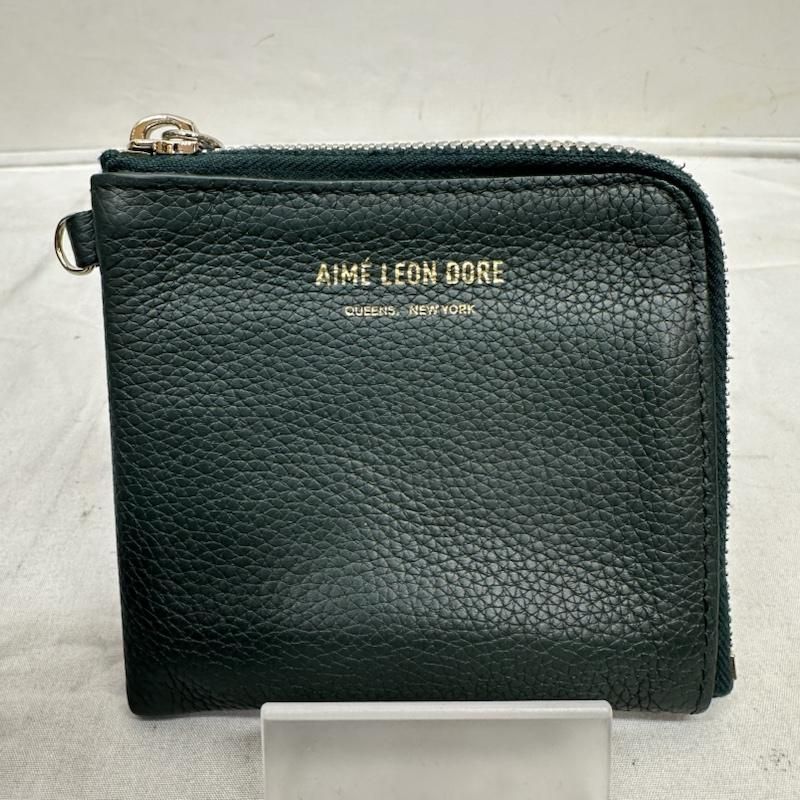 AIME LEON DORE LEATHER ZIP WALLET レザー ウォレット - メルカリ