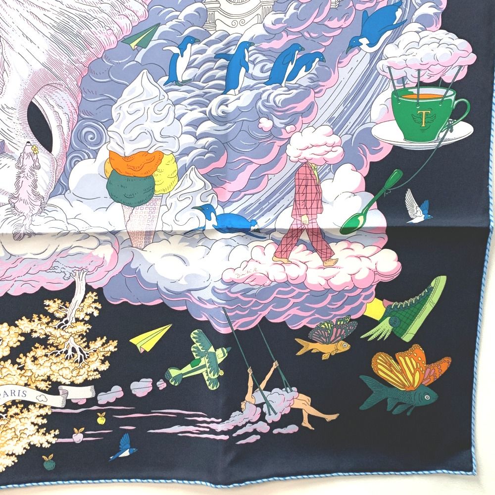エルメス 私の雲 Sur Mon Nuage カレ90 スカーフ 未使用 - メルカリ
