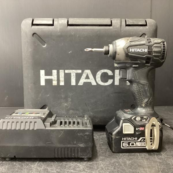 日立工機 コードレスインパクトドライバー WH18DDL2(2LXPKB) 黒
