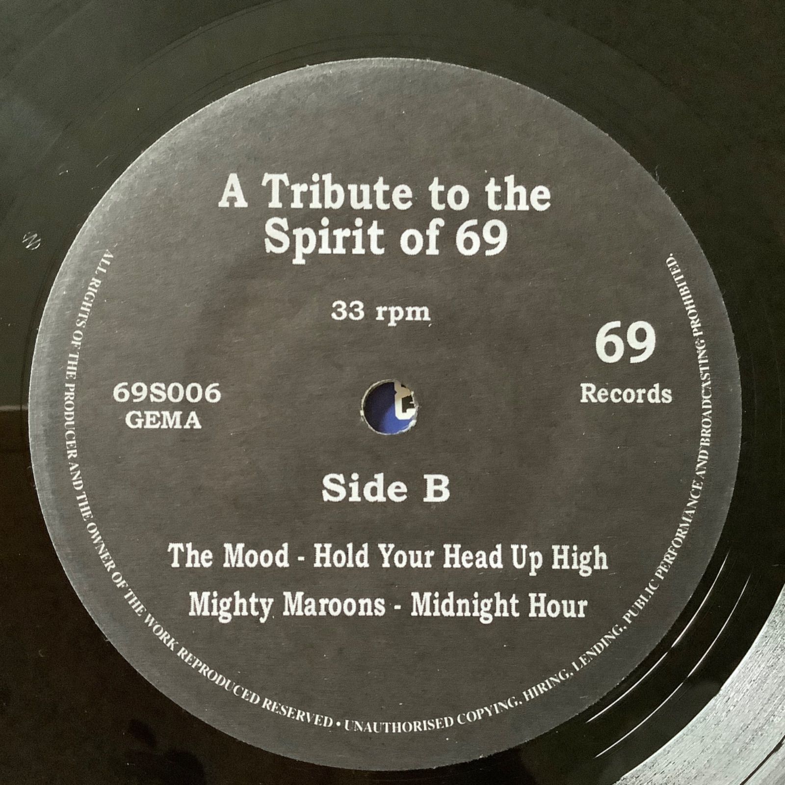 ◇洋楽 【V.A】『A Tribute To The Spirit Of 69 Vol. 4』良質なスカ 