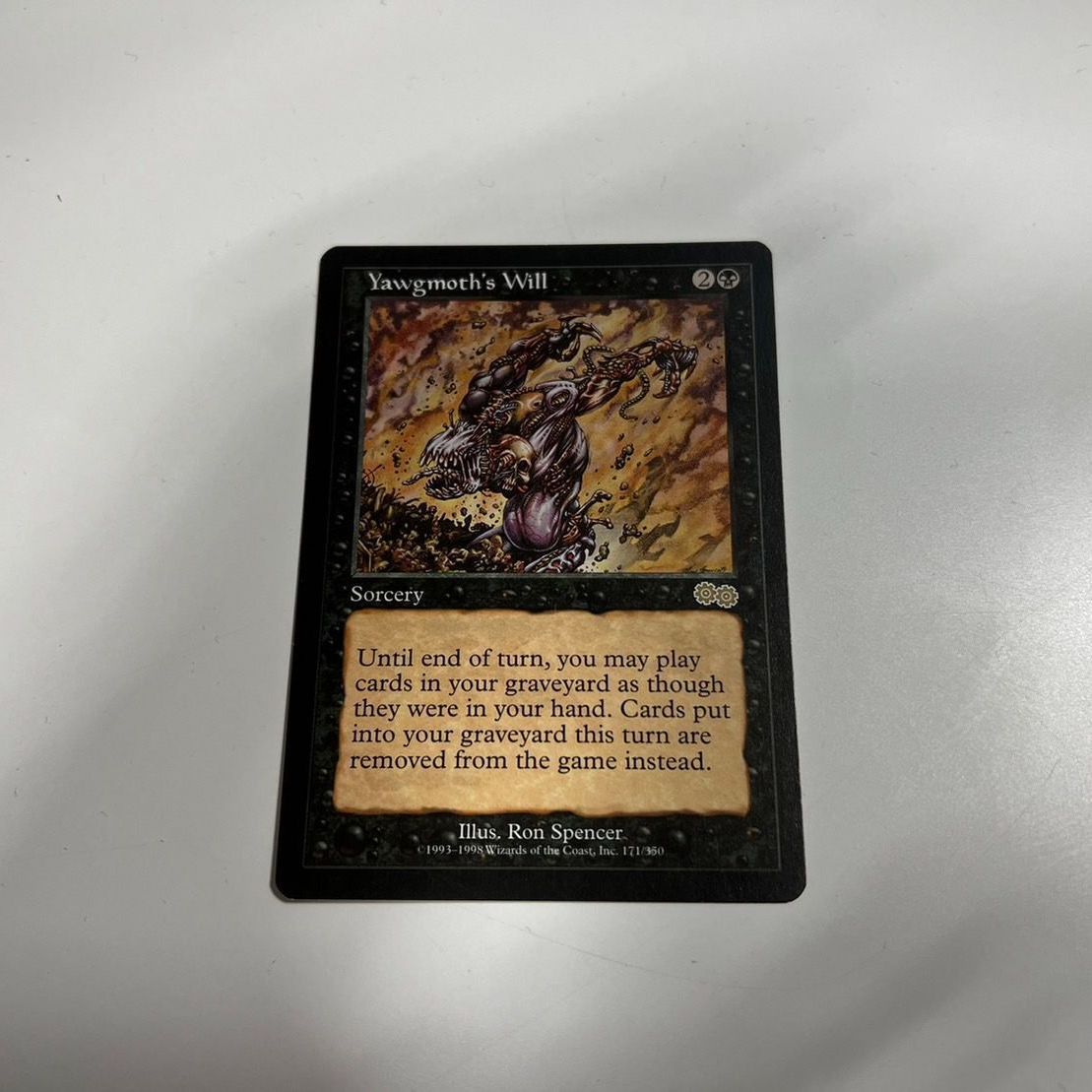 MTG ヨーグモスの意志 DCI foil PSA7 - トレーディングカード