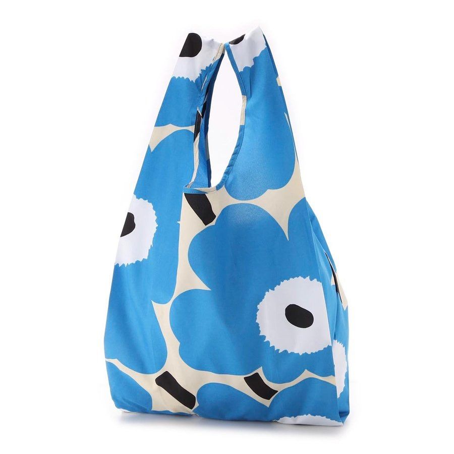 marimekko マリメッコ エコバッグ スマートバッグ ブルー×ダーク