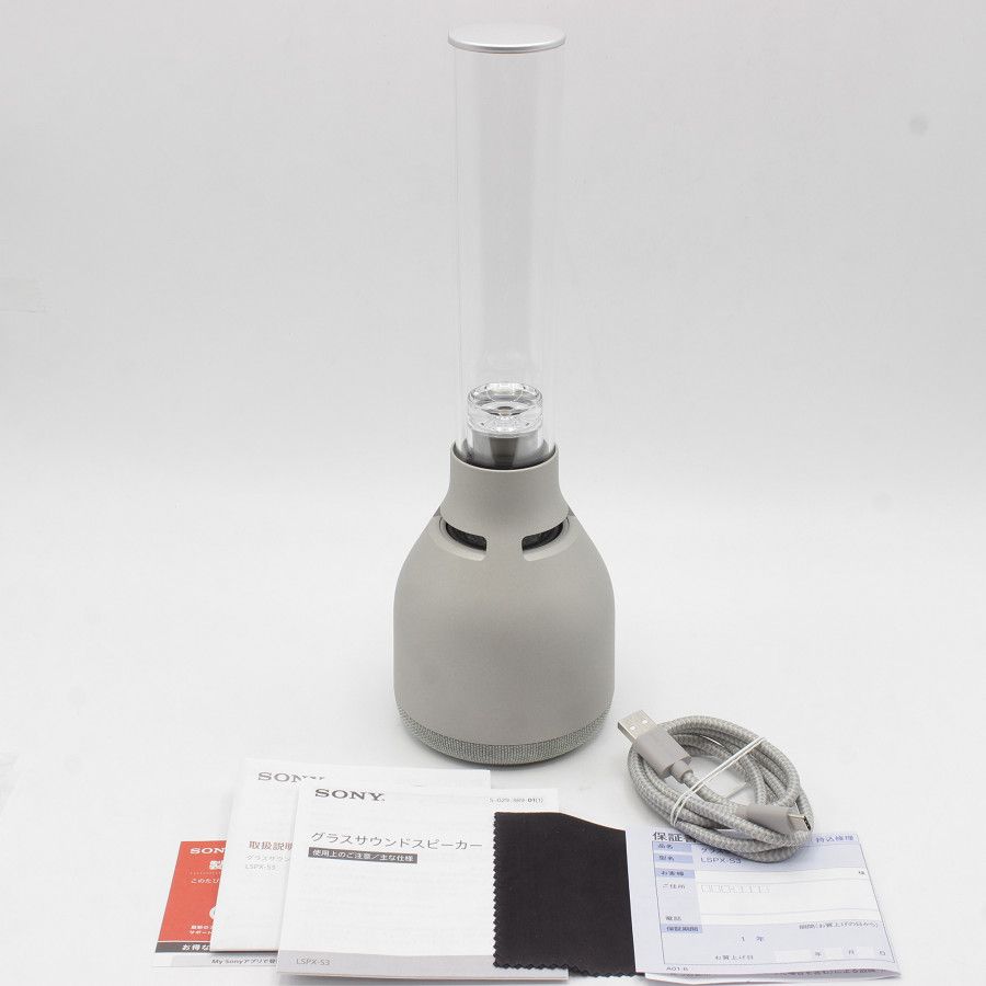 ジャンク品】SONY グラスサウンドスピーカー LSPX-S3