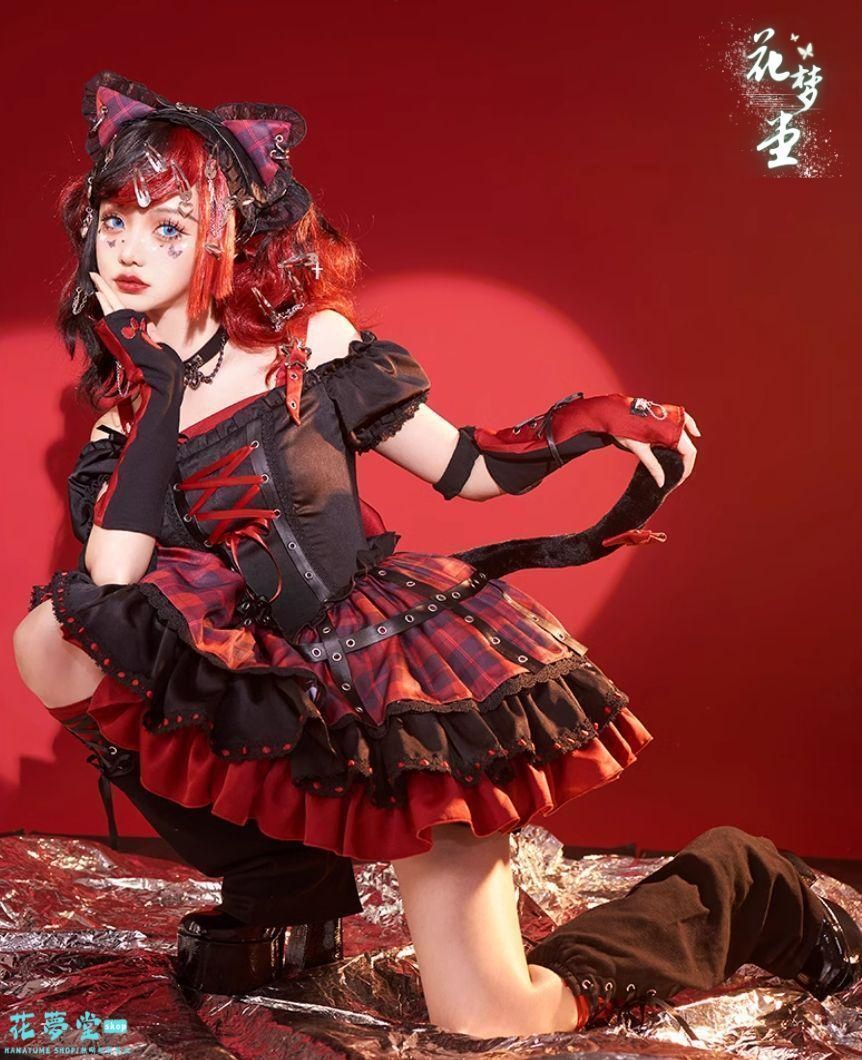 25年 ♥コスプレ ドレスロリータセット 仮装 オリジナル 洋服 ロリータ ワンピース 撮影会 舞台 イベント 原野空間-239