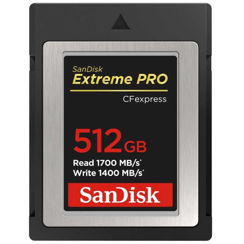 送料無料 ♥ 未開梱 サンディスク ＳａｎＤｉｓｋ エクトリーム プロ ＣＦｅｘｐｒｅｓｓ Ｔｙｐｅ Ｂ カード ５１２ＧＢ SDCFE-512G-JN4NN