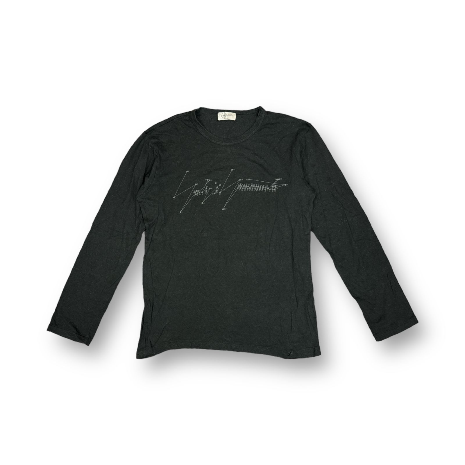 yohji yamamoto pour homme 14AW 点字ロゴプリント カットソー ヨウジ 