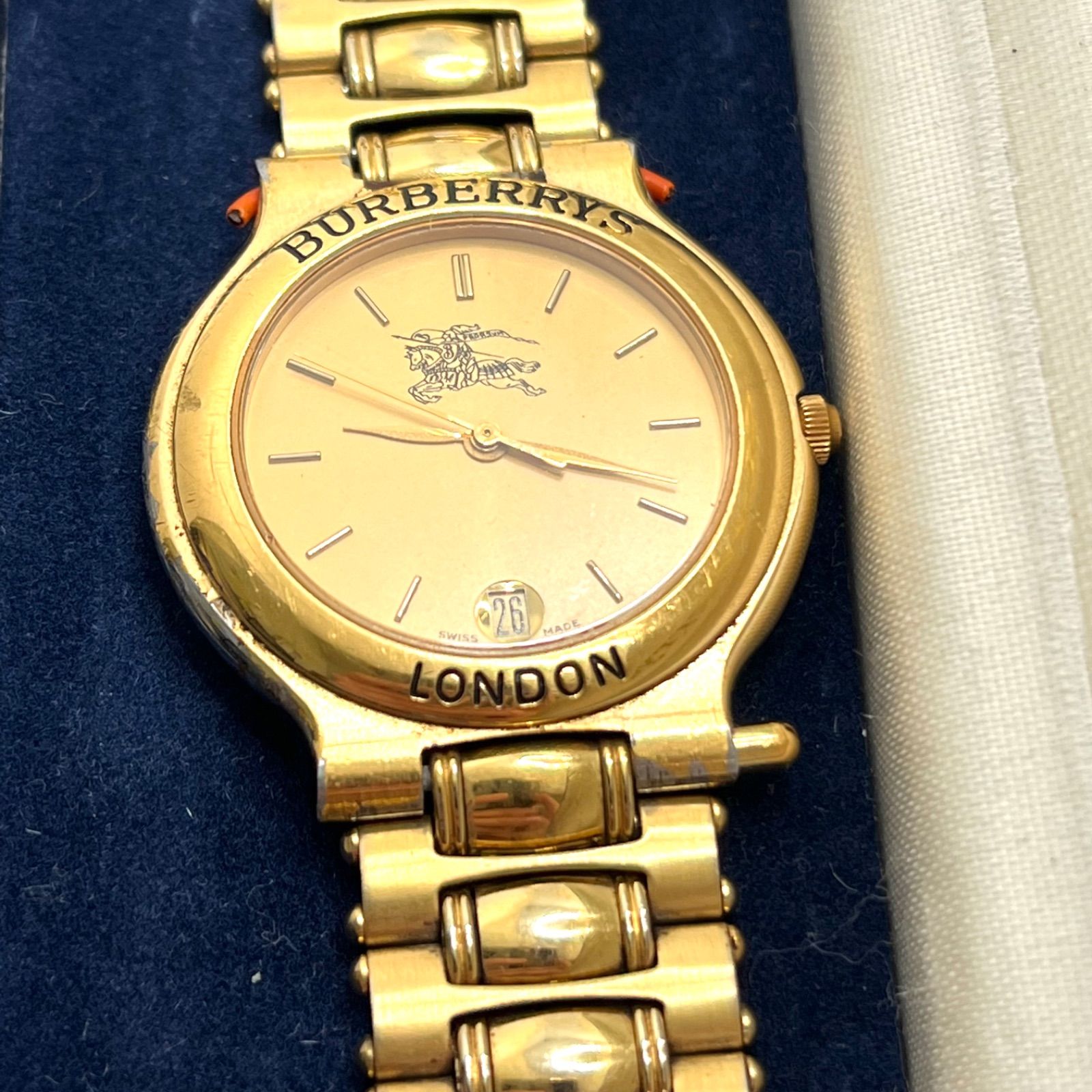 動作確認OK】Burberrys London バーバリーロンドン クォーツ時計 