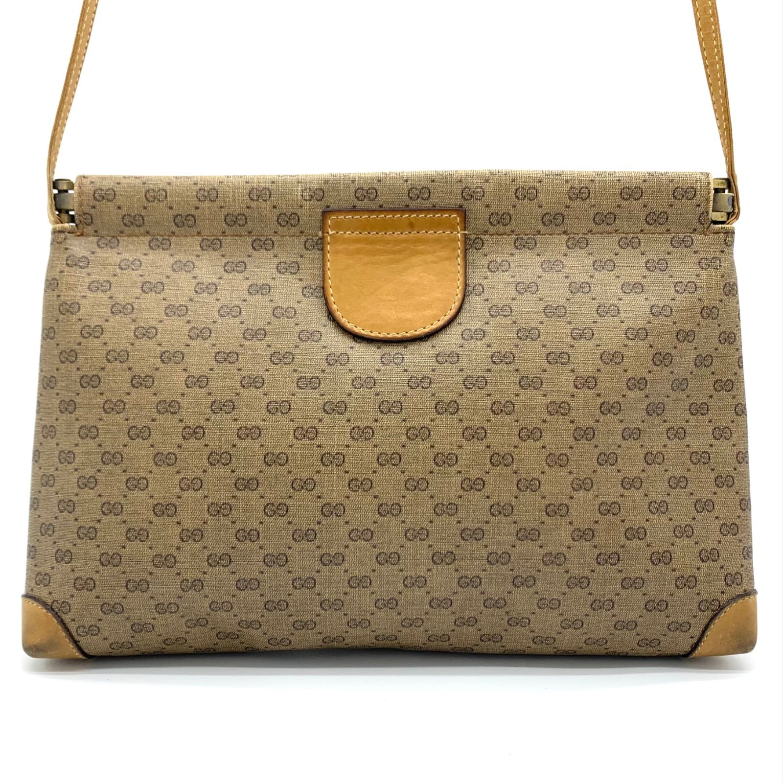 廃盤] GUCCI オールドグッチ インターロック マイクロGG ショルダー