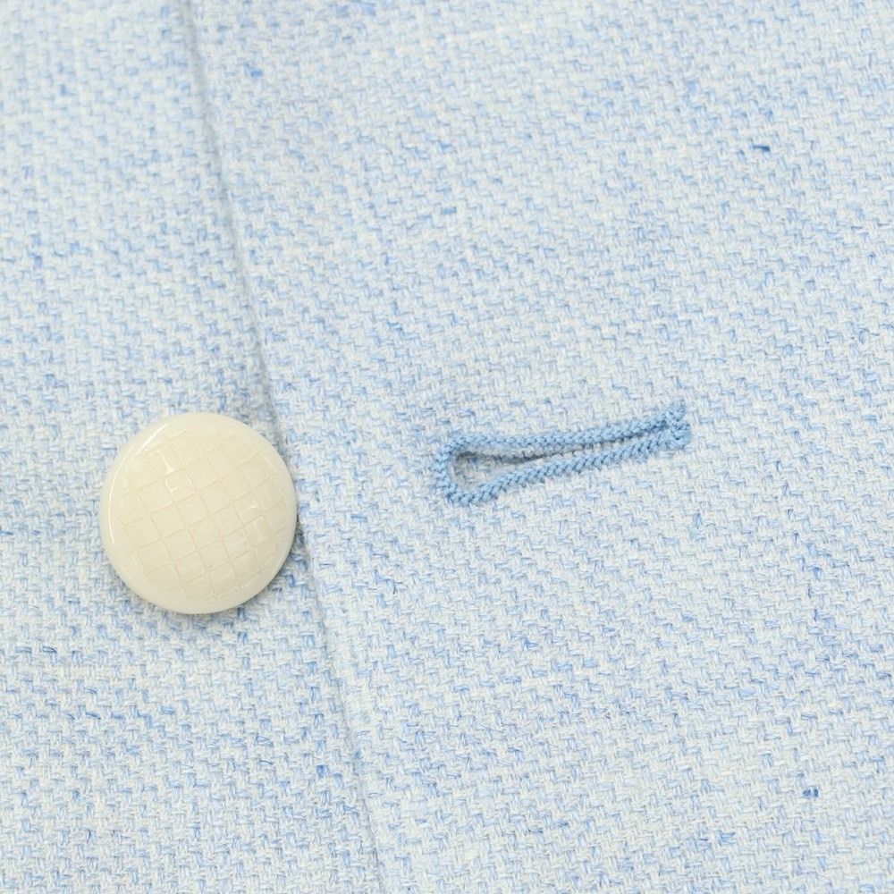 【中古】タリアトーレ TAGLIATORE リネンウール ダブルジャケット ライトブルー【サイズ48】【メンズ】-6