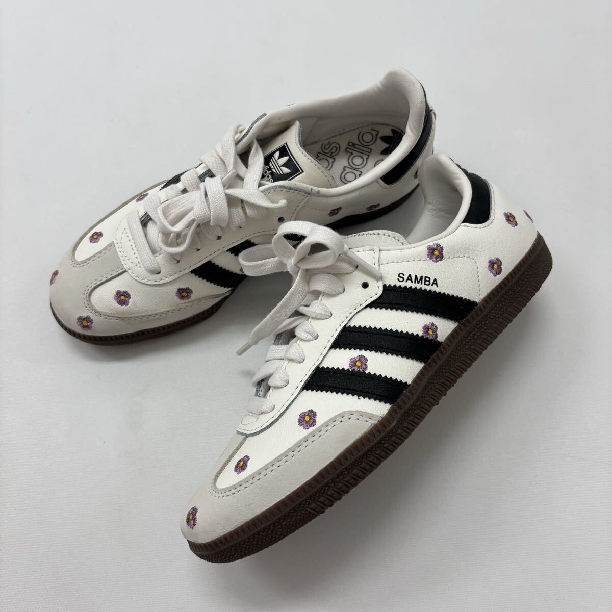 24ss 2024 未使用 adidas アディダス SAMBA OG サンバ フラワー 刺繍 