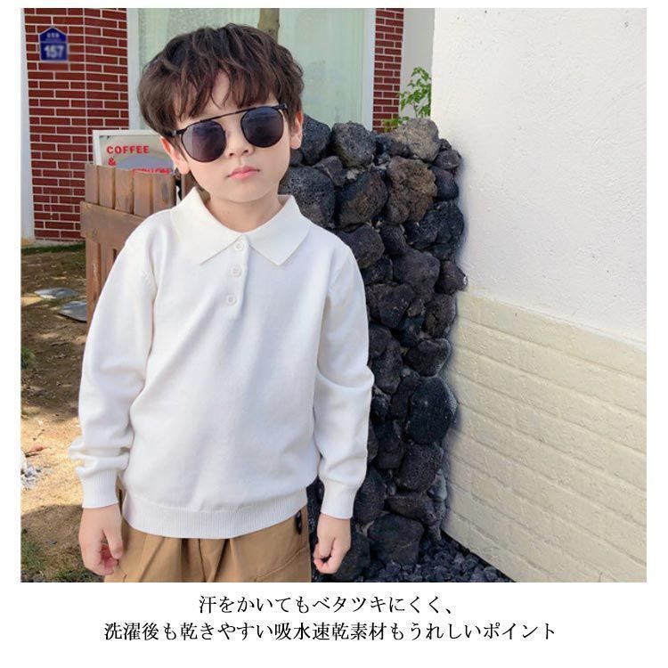 白ポロシャツ 厚手