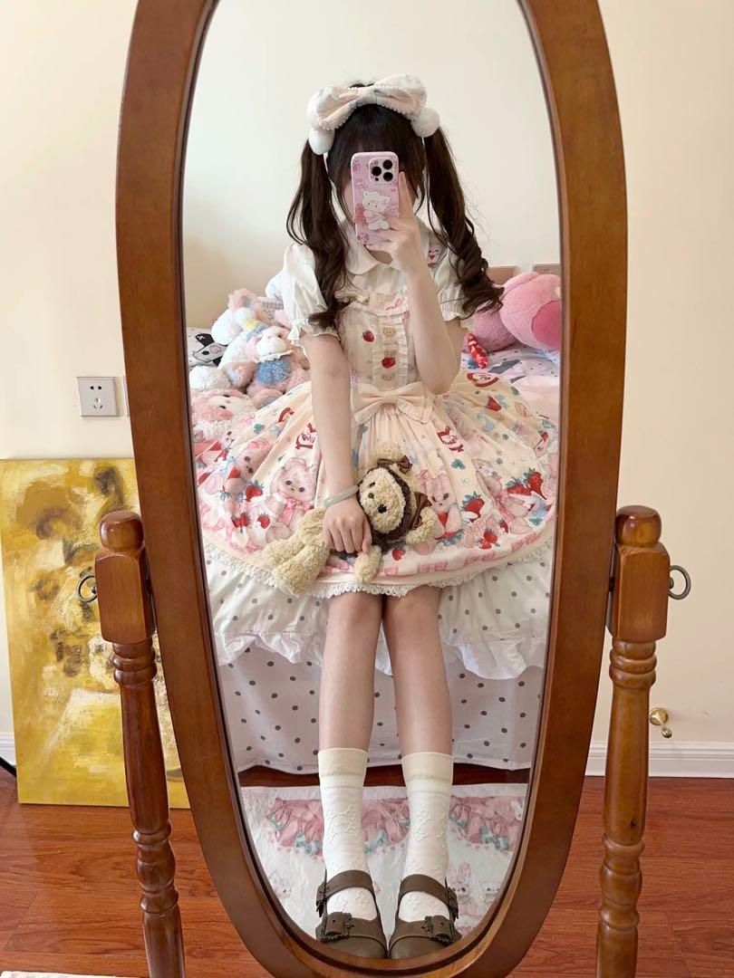 ロリータクマちゃん柄スカートお出かけにおススメ ジャンパー