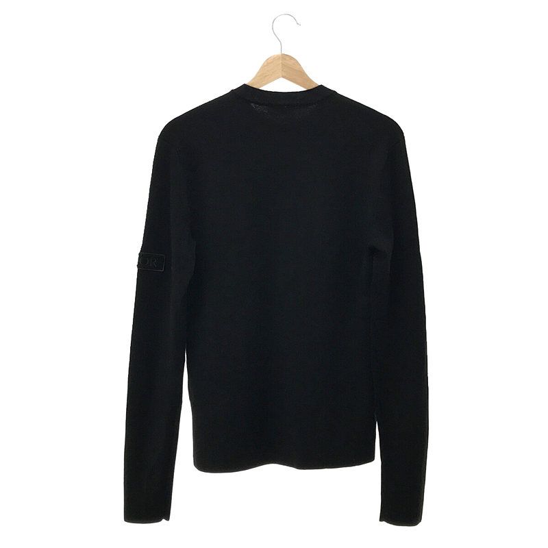 Dior homme / ディオールオム | ロゴパッチ付き ウール ハイゲージ 