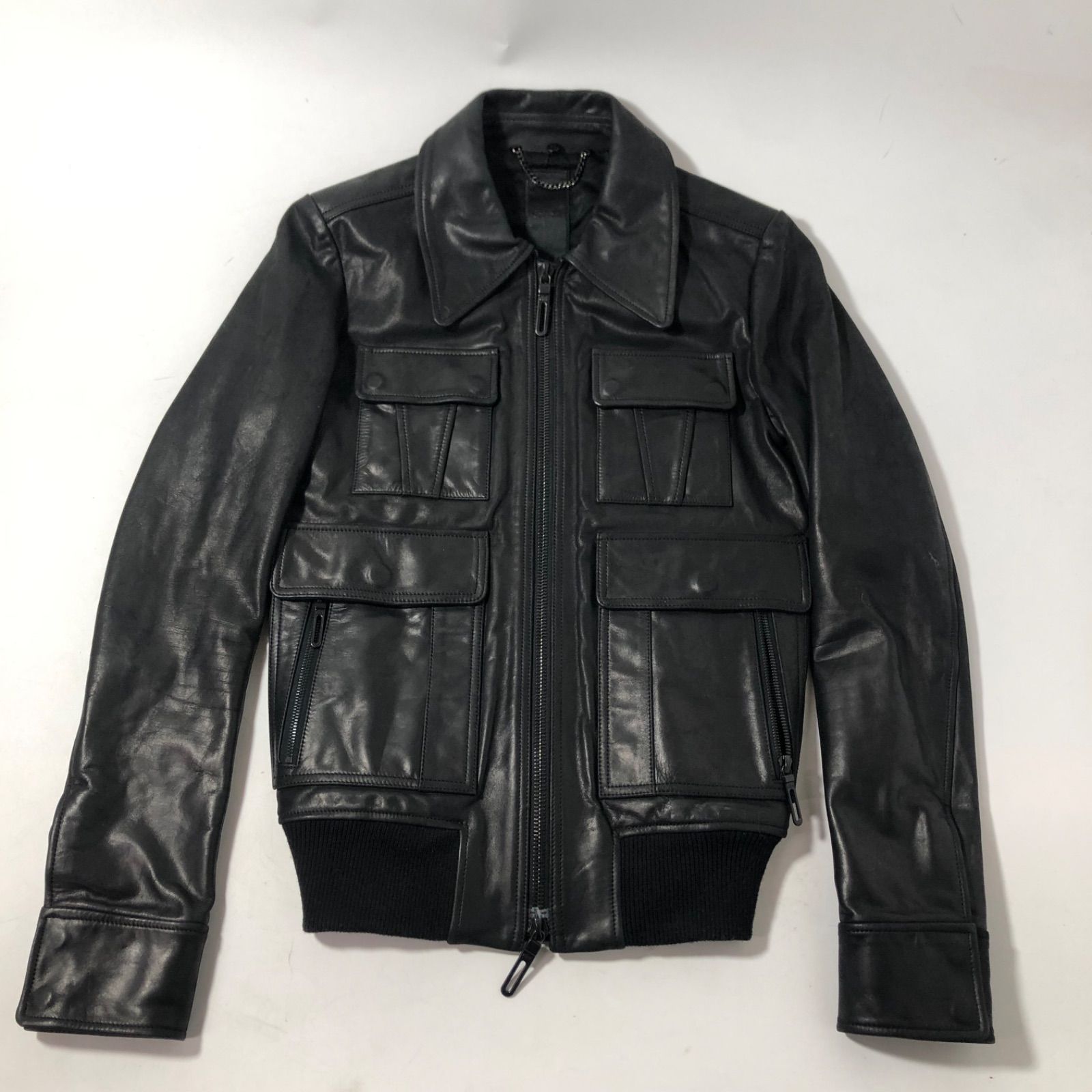 A0106-1-A ☆早い者勝ち☆ ガラアーベント ラムレザージャケット M