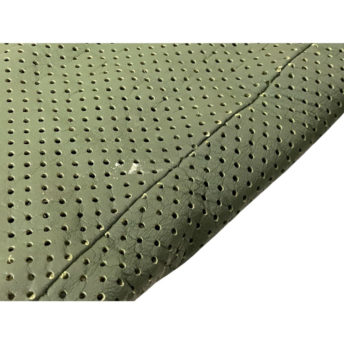 KAWASAKI KADOYA PL-SW パンチングレザー グリーン ライダースジャケット Lサイズ コラボモデル メンズ T10363146